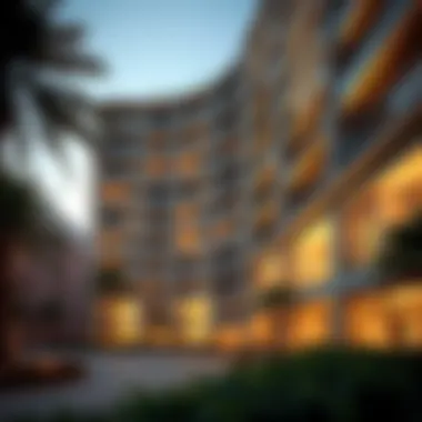 Raf Hotel Apartments facade showcasing architectural design