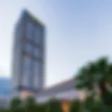 Stunning view of Regina Tower showcasing its modern architecture