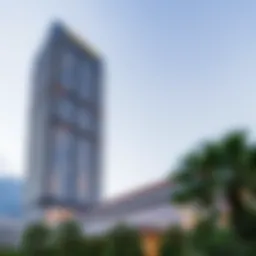 Stunning view of Regina Tower showcasing its modern architecture