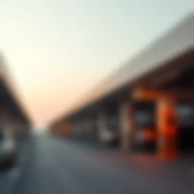 Modern parking facility showcasing advanced technology in Dubai