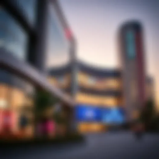 Exterior view of Safiir Mall showcasing modern architecture