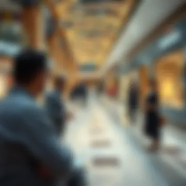 Investors discussing opportunities related to Safiir Mall