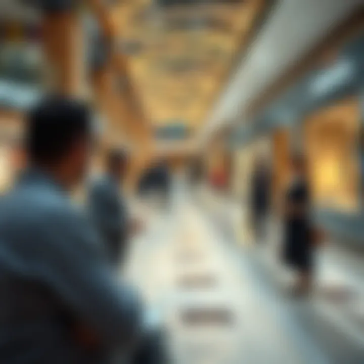 Investors discussing opportunities related to Safiir Mall