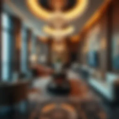 Luxury Interiors of Sheikh Al Mur Tower Interior design elements reflecting luxury within Sheikh Al Mur Tower