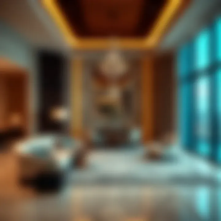 Interior design showcasing luxury and sophistication in Sheikh Suroor Building