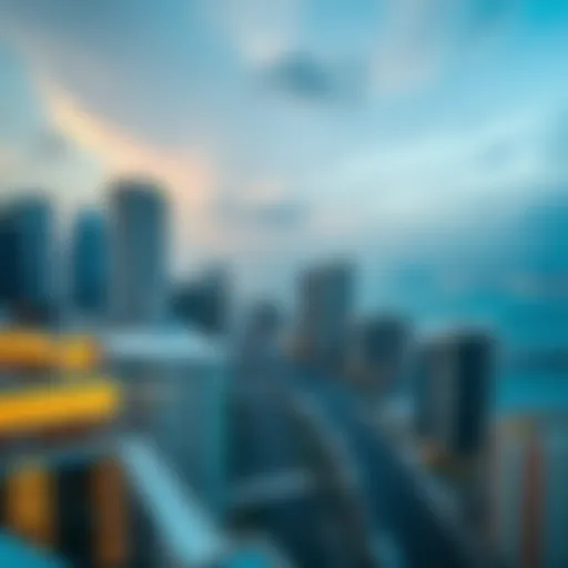 A panoramic view of Deira showcasing its modern architecture and vibrant lifestyle