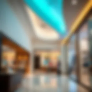 Interior view of a modern retail space available for rent