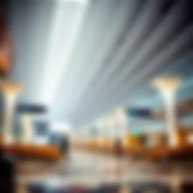 Al Maktoum International: The Gateway to the Future Interior of Al Maktoum International Airport highlighting passenger facilities