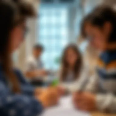 Collaborative Research Initiatives Students collaborating on research projects at the British University in Dubai