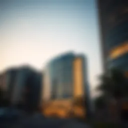 Stunning architectural design of the Curve Building highlighting its unique curvature