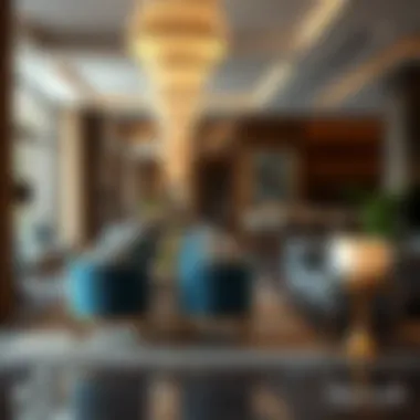 Luxurious interior amenities at The Loft Fifth Avenue City Centre Al Zahia