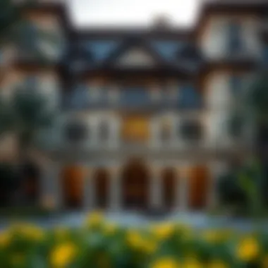 Exterior view of The Manor Hotel showcasing its architectural beauty