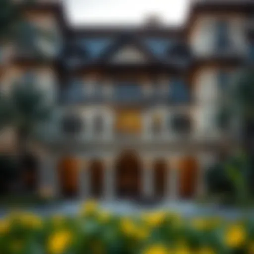 Exterior view of The Manor Hotel showcasing its architectural beauty