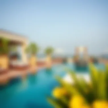 Relaxing leisure area with amenities at The Manor Hotel