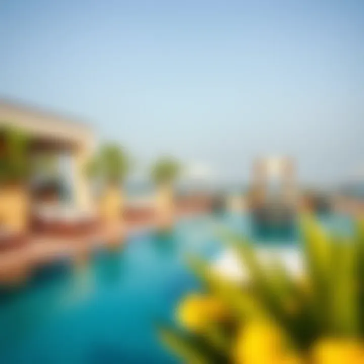 Relaxing leisure area with amenities at The Manor Hotel
