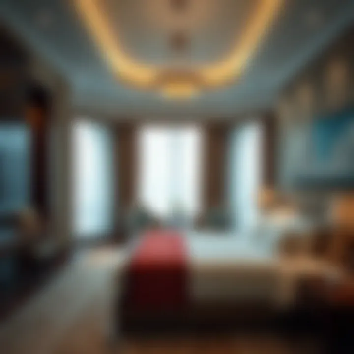 Luxurious guest room interior at The Manor Hotel