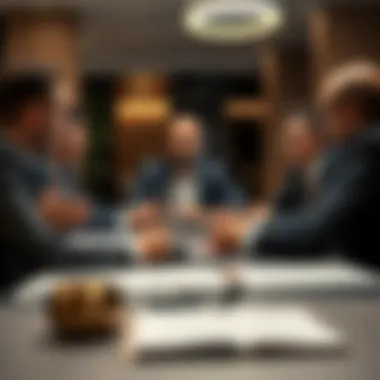 Strategic Discussions Among Brokers Brokers engaged in strategy discussions
