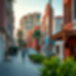 Overview of Al Nahda 1 neighborhood highlighting its vibrant community atmosphere