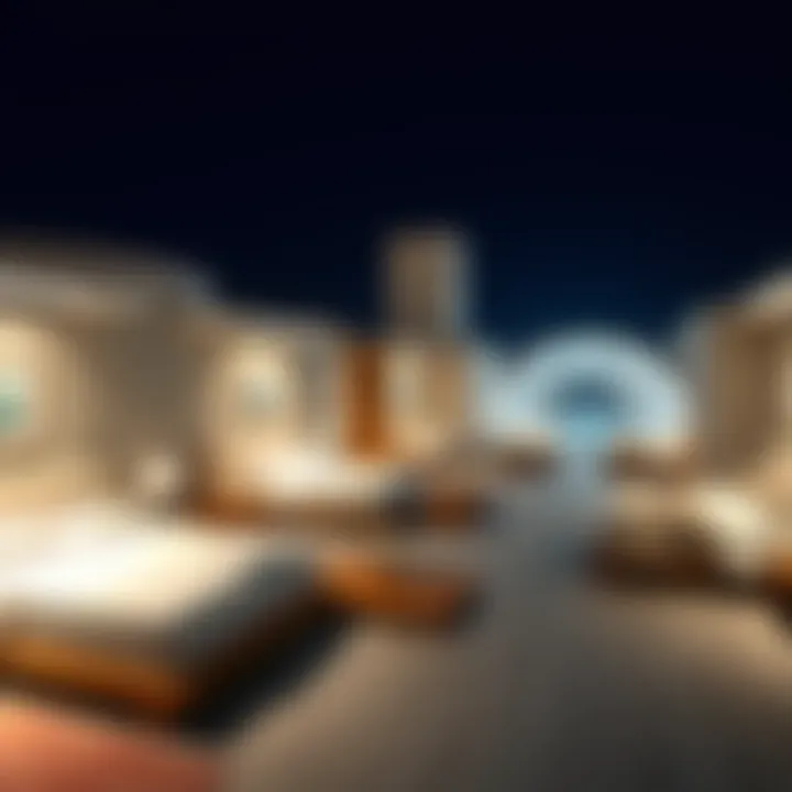 A detailed layout of various bed space options available in Jebel Ali.