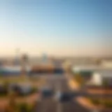 An overview of Jebel Ali Free Zone showcasing industrial and commercial spaces.