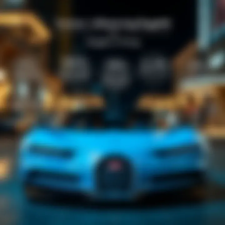 Infographic illustrating factors influencing Bugatti prices