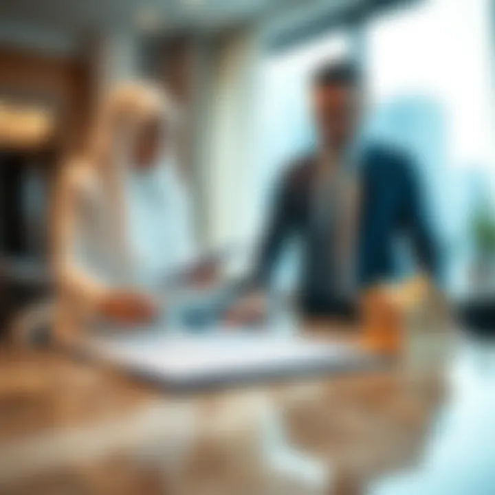 Contract signing for property acquisition