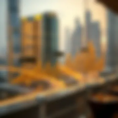 Historical Trends of Gold Prices Graph illustrating historical gold price trends in Dubai over the years.