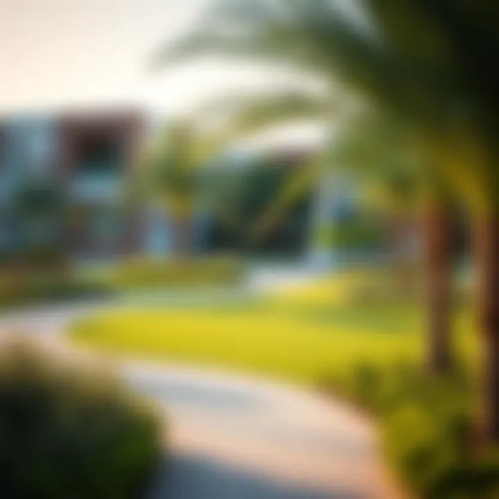 Lush green parks and community spaces in Westzone Al Mina