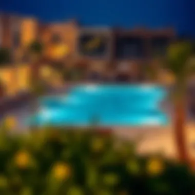 Exclusive Amenities at Yas Acres Community amenities including swimming pool and recreational areas in Yas Acres