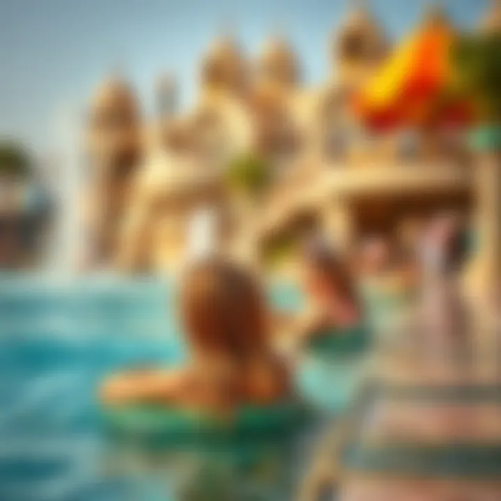 Discover the Unique Attractions of Yas Waterworld Visitors enjoying unique attractions at Yas Waterworld